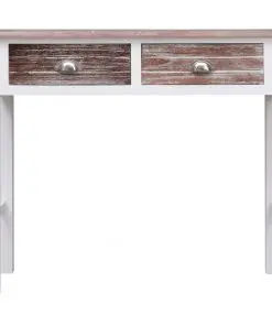 vidaXL Console Table Brown 90x30x77 cm Wood
