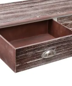 vidaXL Console Table Brown 90x30x77 cm Wood