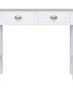 vidaXL Console Table White 90x30x77 cm Wood