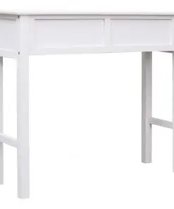 vidaXL Console Table White 90x30x77 cm Wood