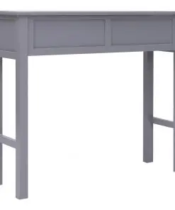 vidaXL Console Table Grey 90x30x77 cm Wood