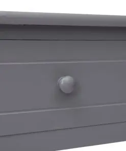 vidaXL Console Table Grey 90x30x77 cm Wood