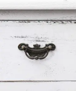 vidaXL Console Table Antique White 90x30x77 cm Wood