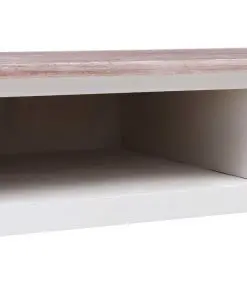 vidaXL Writing Desk Brown 110x45x76 cm Wood