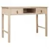 vidaXL Writing Desk Natural 110x45x76 cm Wood