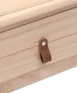 vidaXL Writing Desk Natural 110x45x76 cm Wood