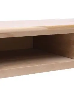 vidaXL Writing Desk Natural 110x45x76 cm Wood