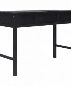 vidaXL Console Table Black 110x45x76 cm Wood