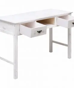 vidaXL Console Table Antique White 110x45x76 cm Wood