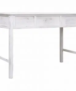 vidaXL Console Table Antique White 110x45x76 cm Wood
