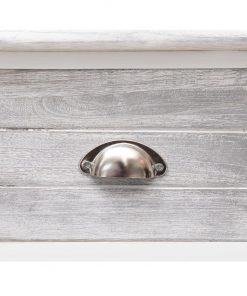 vidaXL Sideboard Antique Grey 115x30x76 cm Wood