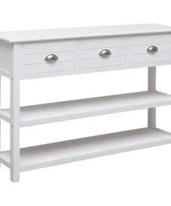 vidaXL Sideboard White 115x30x76 cm Wood