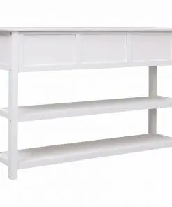vidaXL Sideboard White 115x30x76 cm Wood