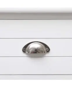 vidaXL Sideboard White 115x30x76 cm Wood