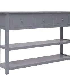 vidaXL Sideboard Grey 115x30x76 cm Wood