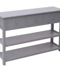 vidaXL Sideboard Grey 115x30x76 cm Wood