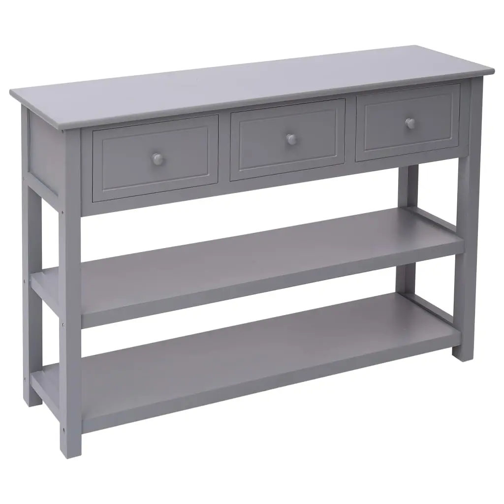 vidaXL Sideboard Grey 115x30x76 cm Wood