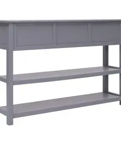 vidaXL Sideboard Grey 115x30x76 cm Wood