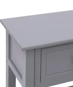 vidaXL Sideboard Grey 115x30x76 cm Wood