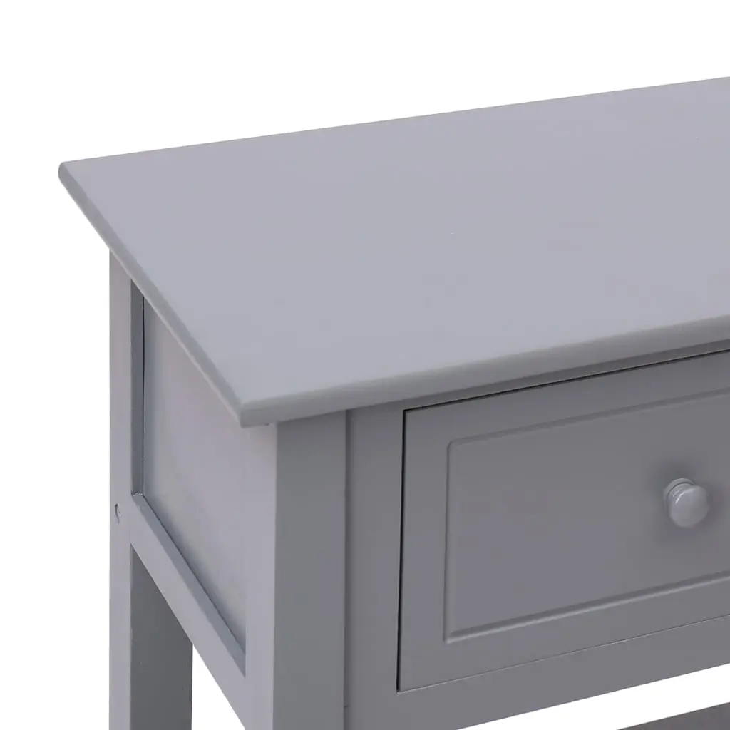 vidaXL Sideboard Grey 115x30x76 cm Wood