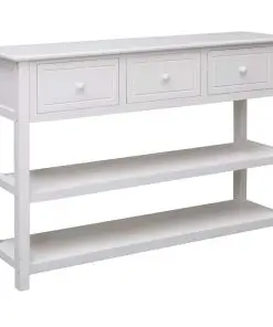 vidaXL Sideboard White 115x30x76 cm Wood