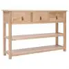 vidaXL Sideboard Natural 115x30x76 cm Wood