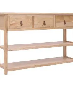 vidaXL Sideboard Natural 115x30x76 cm Wood