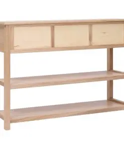 vidaXL Sideboard Natural 115x30x76 cm Wood