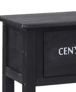 vidaXL Sideboard Black 115x30x76 cm Wood