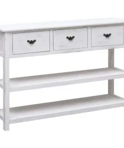 vidaXL Sideboard Antique White 115x30x76 cm Wood