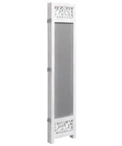 vidaXL 5-Panel Room Divider Grey 175×165 cm Fabric