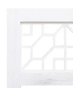 vidaXL 4-Panel Room Divider Cream 140×165 cm Fabric