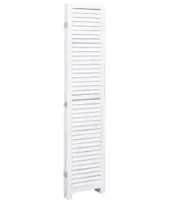 vidaXL 3-Panel Room Divider White 105×165 cm Wood