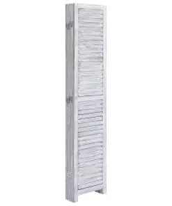 vidaXL 6-Panel Room Divider Grey 210×165 cm Wood