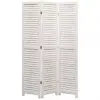 vidaXL 3-Panel Room Divider 105×165 cm Wood