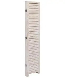 vidaXL 4-Panel Room Divider 140×165 cm Wood