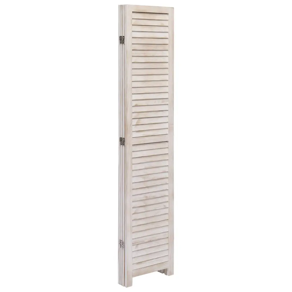 vidaXL 4-Panel Room Divider 140×165 cm Wood
