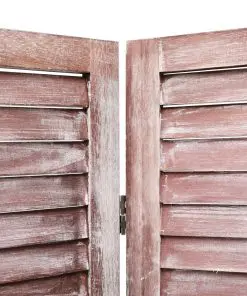 vidaXL 3-Panel Room Divider Brown 105×165 cm Wood