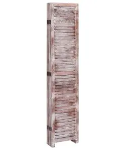vidaXL 6-Panel Room Divider Brown 210×165 cm Wood