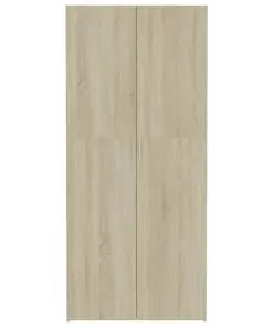 vidaXL Storage Cabinet Sonoma Oak 80×35.5×180 cm Chipboard