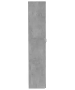 vidaXL Storage Cabinet Concrete Grey 80×35.5×180 cm Chipboard