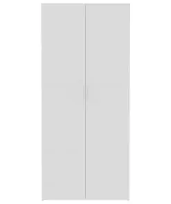 vidaXL Storage Cabinet White and Sonoma Oak 80×35.5×180 cm Chipboard