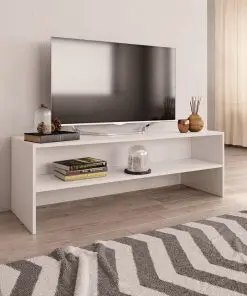 vidaXL TV Cabinet White 120x40x40 cm Chipboard