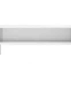 vidaXL TV Cabinet High Gloss White 100x40x40 cm Chipboard