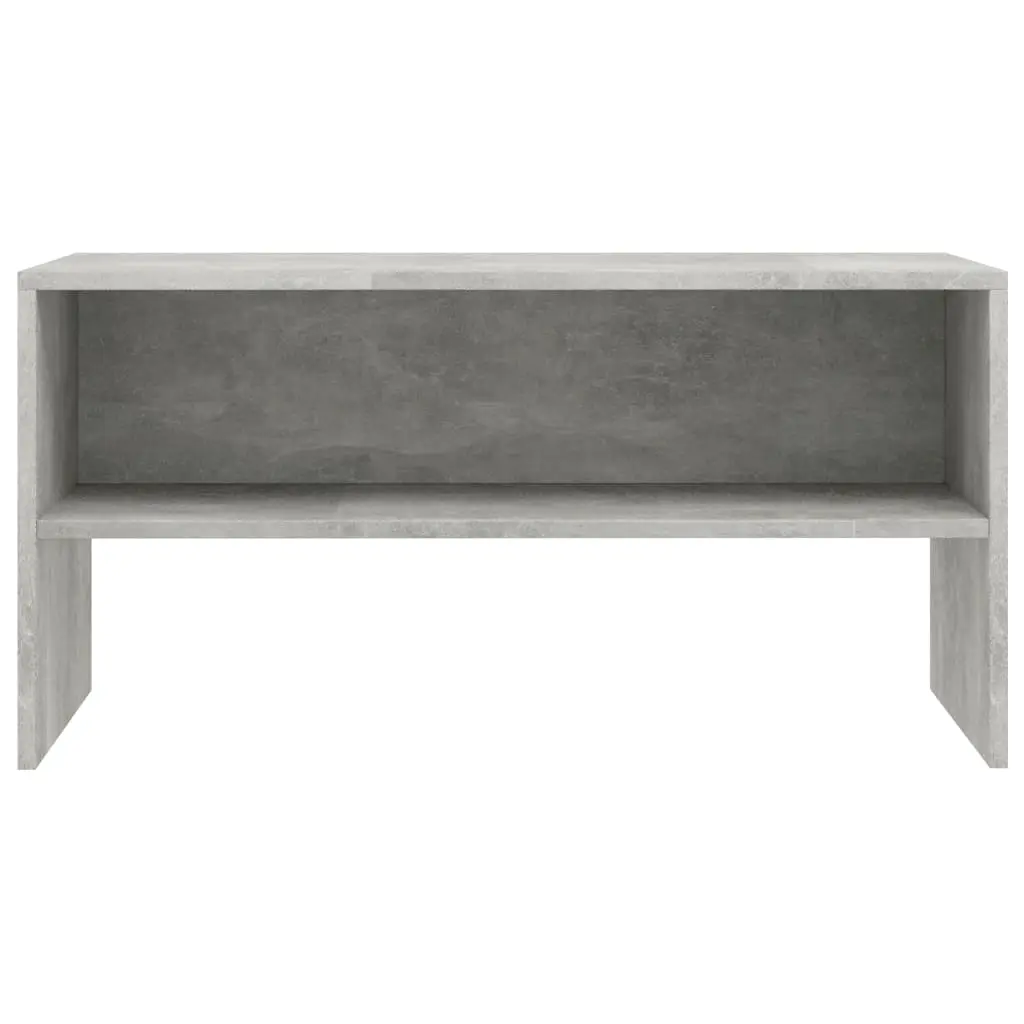 vidaXL TV Cabinet Concrete Grey 80x40x40 cm Chipboard