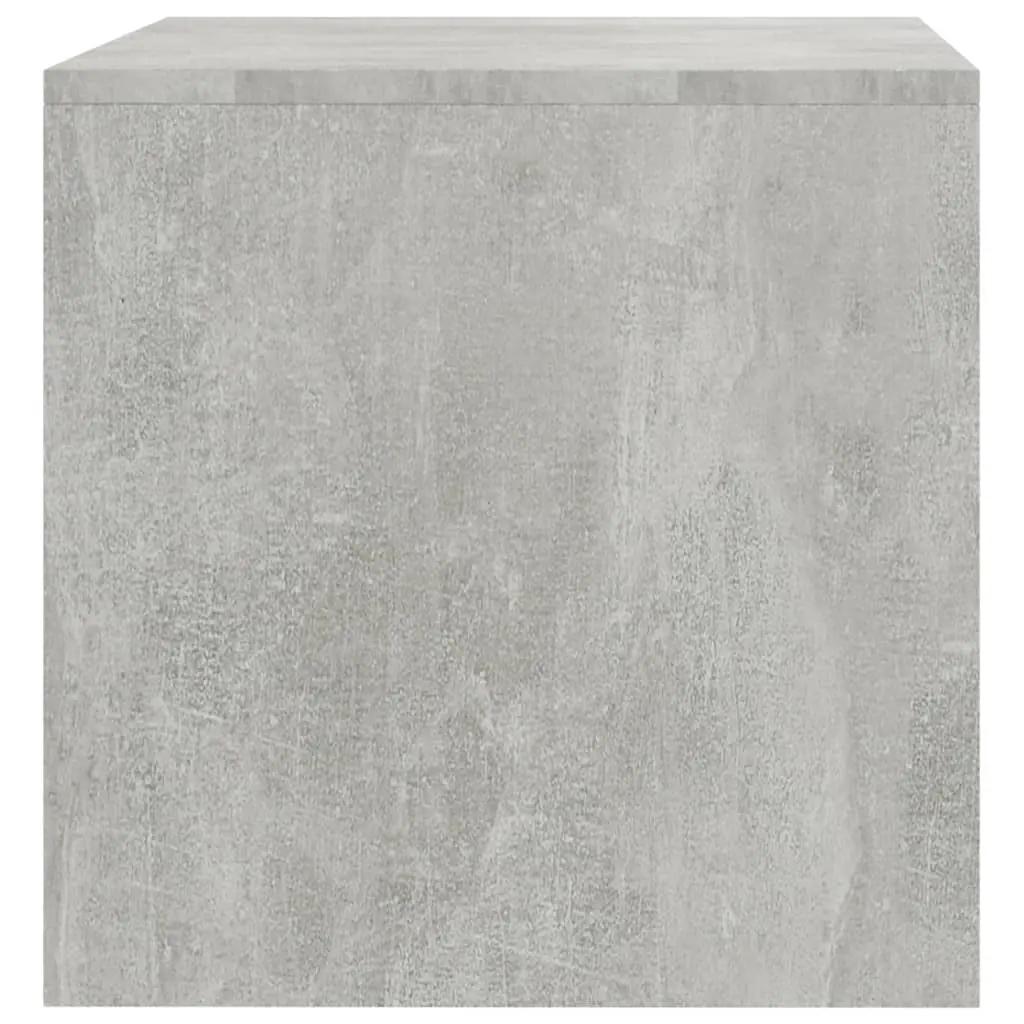 vidaXL TV Cabinet Concrete Grey 80x40x40 cm Chipboard