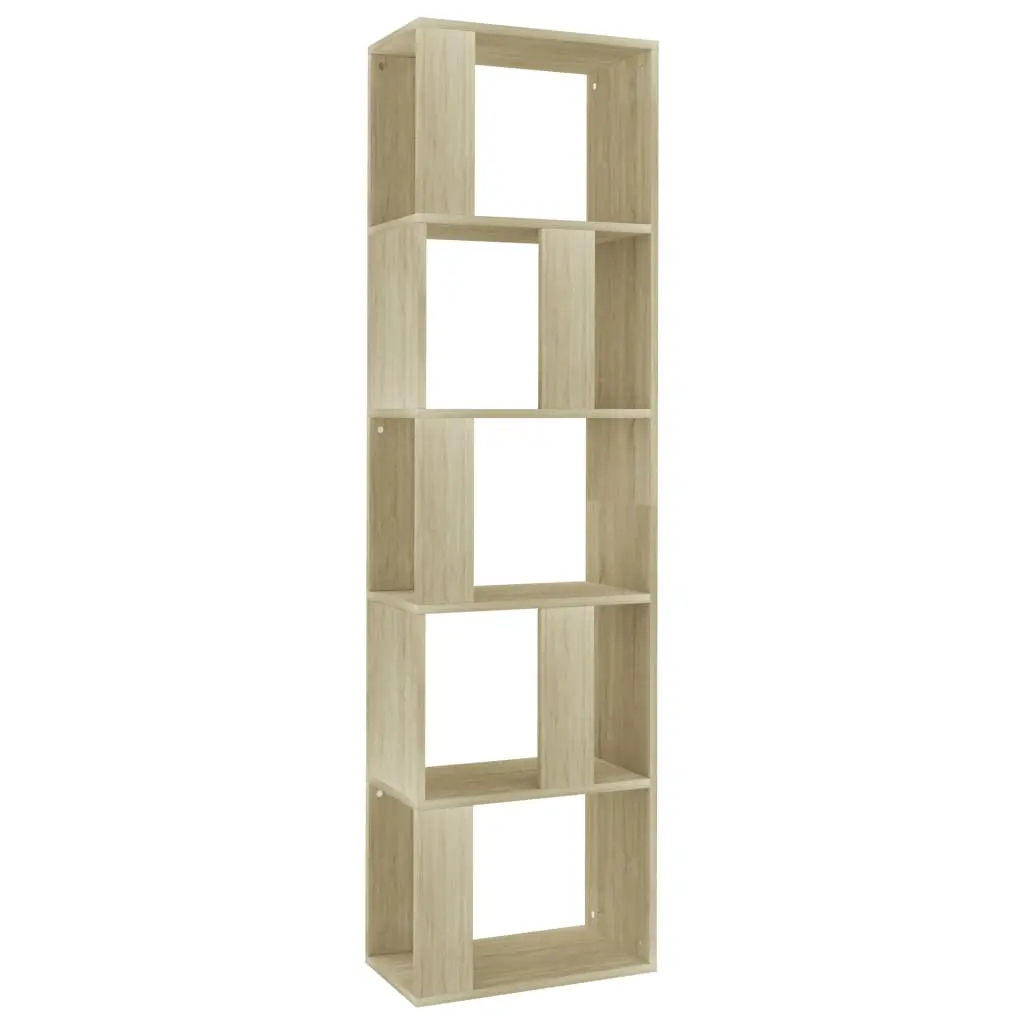 vidaXL Book Cabinet/Room Divider Sonoma Oak 45x24x159 cm Chipboard