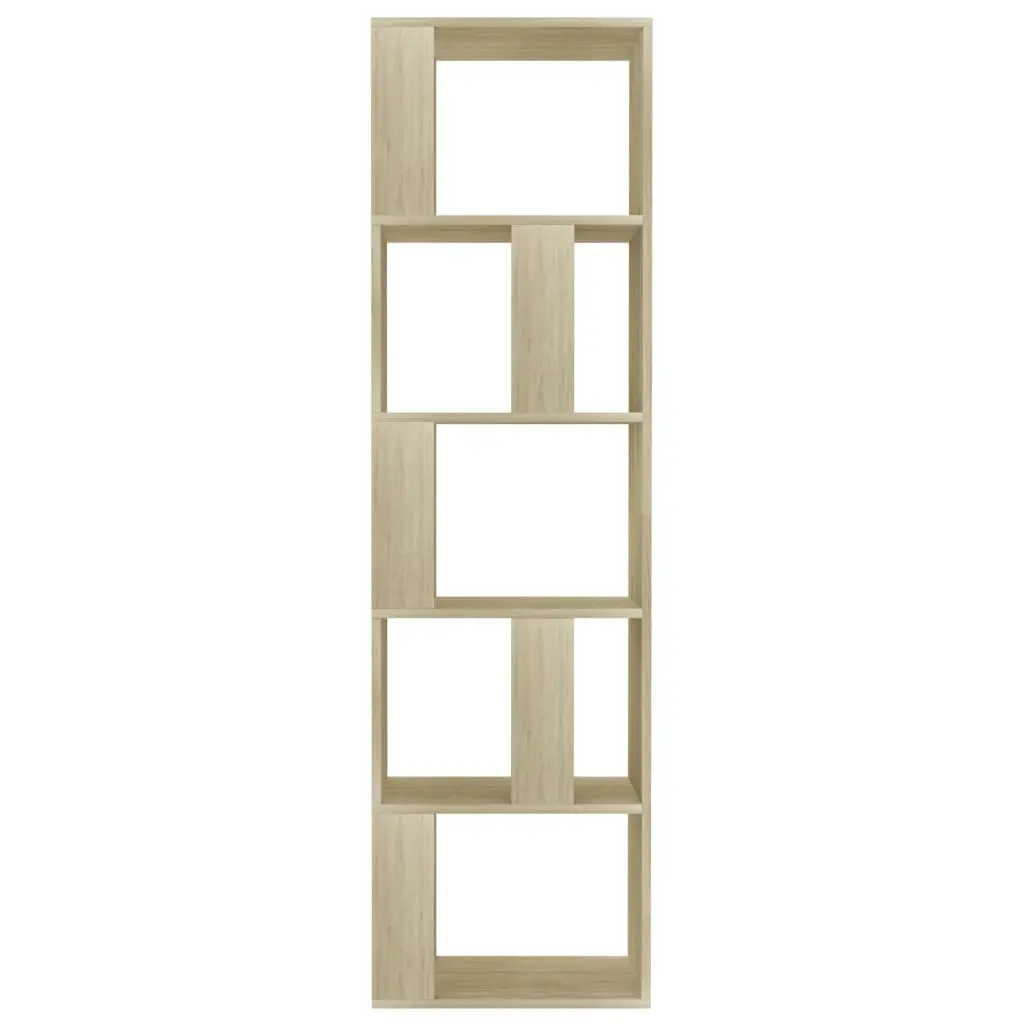 vidaXL Book Cabinet/Room Divider Sonoma Oak 45x24x159 cm Chipboard