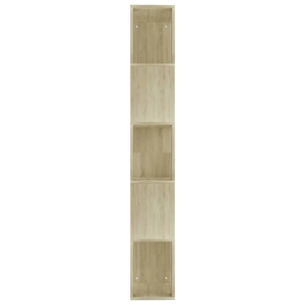 vidaXL Book Cabinet/Room Divider Sonoma Oak 45x24x159 cm Chipboard