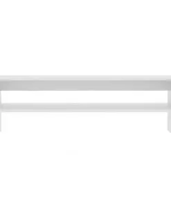 vidaXL Coffee Table White 100x40x40 cm Chipboard